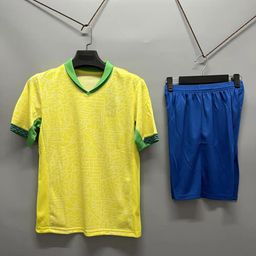 thumbnail for 2425 World Cup European Cup football uniform suit adult children&#039;s football uniform board team logo plate printed