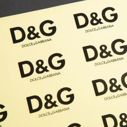 thumbnail for 专柜奢侈品大牌黑色荔枝纹特种纸D&G不带绳折叠盒现货可加印LOGO