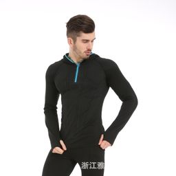 thumbnail for Gymshark Cross-Border Quick-Drying Yoga Fitness Seamless Top with Hood, Rainproof, Tight-Fitting, Moisture-Wicking and Sweat-Wicking for Fitness and Yoga