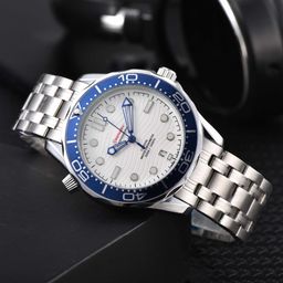 thumbnail for Oujia Haima 300m diving luminous watch transparent steel belt automatic mechanical men's watch one piece dropship