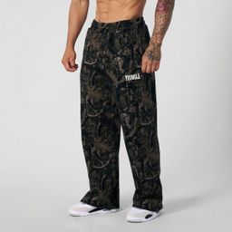 thumbnail for YOUNGLA American Style Trendy Brand Casual Pants Digital Camouflage Printed Straight Pants Sports Fitness Loose Wide Leg Pants