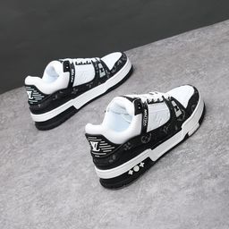 thumbnail for Black Warrior Men's Shoes Spring and Autumn New Trend Versatile Autumn Sports Casual Small Whiteboard Shoes Men's and Women's Trendy Shoes 8003