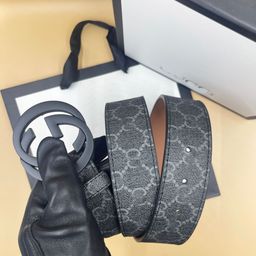 thumbnail for Cross-Border Popular Double g Belt Men's Smooth Buckle Genuine Leather Belt Letter Fashion Trendy Versatile Trouser Belt Factory Direct Sale