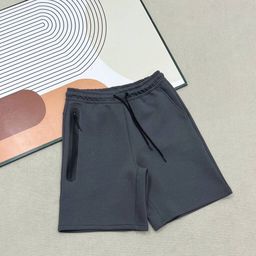 thumbnail for New Summer 2024 Casual Sports Breathable Cotton Drawstring Front Side Zipper Multicolor Men's 172 Shorts