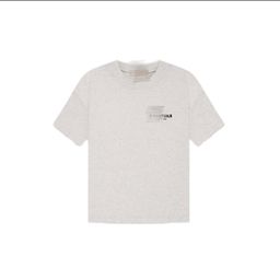 thumbnail for 22Ss-Essentials Multi-Line Cotton Front and Rear Flocking Printing Tee