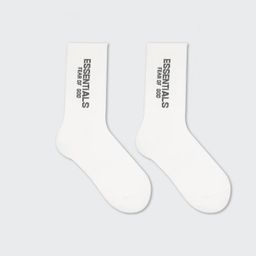 thumbnail for Fashionable Brand Fog Multi-Line Ess High Street Letter Rich Men&#039;s and Women&#039;s Pure Cotton Mid-Calf Socks All Year Round Trendyy Sports Socks