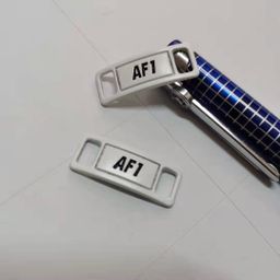 thumbnail for Sapatos da moda, acessórios de calçados esportivos AF1 Air Force One fivela de cadarço luminosa fivela de sapato placa de ferro colorida outono