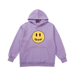 thumbnail for Smiley Bieber Same Style Niche American Fashion Brand Casual Loose Men's and Women's Couple Autumn and Winter Fleece Hooded Sweater