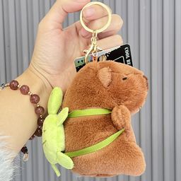 thumbnail for Cappibala Doll Keychain Pendant Small Jewelry Plush Toy Children&#039;s Small Gift Stall