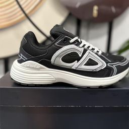 thumbnail for European Station's new B-mesh lace-up shock-absorbing anti-slip lightweight low-top casual sneakers for men's and women's running