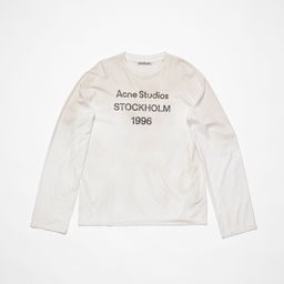 thumbnail for Cross-Border Trendy Brand Ac 1996 Hot Diamond Letter Printing Washed and Distressed Accessible Luxury Men's and Women's Loose Cotton Long-Sleeved T-Shirt