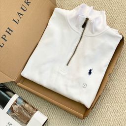 thumbnail for Scannable RL 7-color half-zipper sweatshirt with long sleeves for men and women,