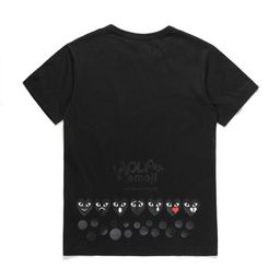 thumbnail for PLAY polka dot big heart Kawakubo Rei love trendy brand T-shirt for men and women, supports seamless wholesale