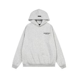 thumbnail for Fear of God Essentials Trendy Chest Logo Embossed Hoodie and Fog Pants Set