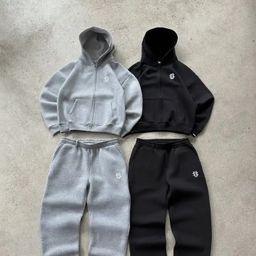 thumbnail for Cross-border 2025 New Popular S Embroidery Printing Series Youth Couple Casual Wide Leg Pants