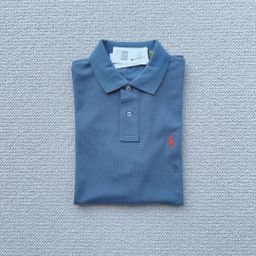 thumbnail for Camisa Polo Masculina Ralph Lauren de Manga Curta para Primavera e Verão com Logo RL Bordado, Camiseta de Algodão Puro, Roupa Casual para Homens