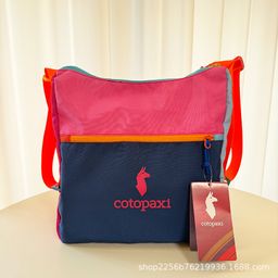 thumbnail for 2025 New 16Lcotopaxi American Alpaca Dopamine Men&#039;s and Women&#039;s Crossbody Bag Outdoor Contrasting Color Large Bag