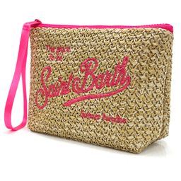 thumbnail for Wholesale new spot hand-to-hand cosmetic bag, large capacity lipstick envelope, waterproof and wear-resistant, portable square striped toiletry bag