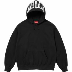 thumbnail for 24FW Arc Crewneck Hooded Sweatshirt American Street Brand Letter Embroidered Sweatshirt