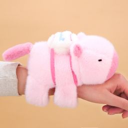 thumbnail for Capibala Snap Circle Capybara Doll Bracelet Doll Plush Toy Girl Doll Children&#039;s Wrist Lie Circle