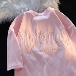 thumbnail for Japanese lazy chic chic short-sleeved T-shirt for men and women, art students, niche design, couple wear, half-sleeved