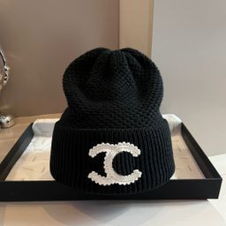 thumbnail for Water Ripple Small Fragrance Style Knitted Hat Autumn and Winter Correct Version Warm Internet Celebrity Same Style Woolen Hat High Quality Cold Hat Batch