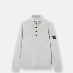 thumbnail for Cross-Border Stone Brand New Autumn and Winter Half-Zip Solid Color Turtleneck Pullover Wool Felt-Lined Sweater