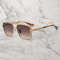 thumbnail for Heavy tide mirror! Japanese Crow Star Tide Versatile Pure Titanium Square Frame Sunglasses Frame with Large Face Shape with Myopia