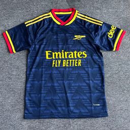 thumbnail for Club football jerseys: Paris, Barcelona, Arsenal, Real Madrid, Bayern, AC Milan, fan version, home and away, jerseys