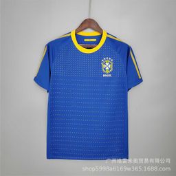 thumbnail for Brazil Jersey Team Classic Football Uniform 202223 Brazil Classic Jersey Shirt Football Jersey