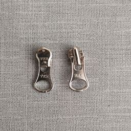 thumbnail for YKK Genuine No. 3, No. 5, No. 8 Metal Self-Locking Sliders, Luggage Sliders, Clothes Pocket Sliders, Various Colors