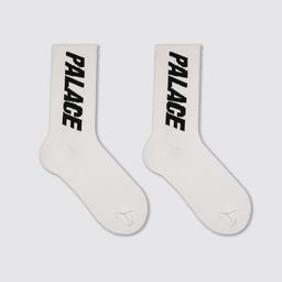 thumbnail for European and American tide brand PA black and white letters logo medium tube socks trendy street skateboard sports socks men and women cotton