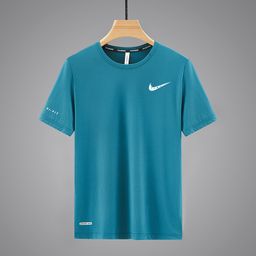 thumbnail for 2025 Ice Silk Short-Sleeved T-Shirt Men&#039s Thin Ice Silk Quick-Drying Short-Sleeved Ice-Feel Sports Half-Sleeved Plus Fat Plus Size Inner Wear