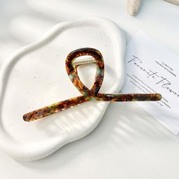 thumbnail for Pinza de Pelo de Acetato Real, Estilo Coreano, Pinza de Garra de Alta Gama para Peinado, Pinza de Tiburón de Gran Tamaño para la Parte Posterior de la Cabeza, Accesorio para el Cabello para Mujer, Venta al por Mayor