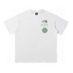 thumbnail for The correct version of NT North Face Home 230 grams cotton T-shirt unisex couple trend print wide and versatile casual