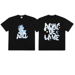 thumbnail for The new Korean trendy brand care bears joint bear men and women models loose half-sleeved couple pure cotton short-sleeved T-shirt