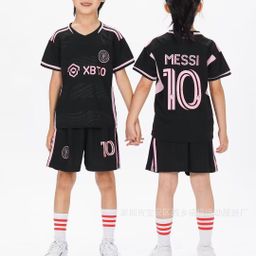 thumbnail for 2324-25 Real Madrid Football Uniforms, Barcelona Messi, Portugal Ronaldo, Neymar Star Number Jerseys, Kidsren's Football Uniforms