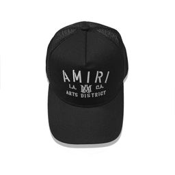 thumbnail for AMIRI High Street Style para hombres y mujeres con la misma gorra de béisbol, protector solar, moda, gorra de béisbol bordada de verano