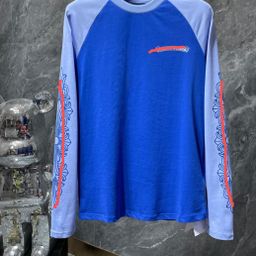 thumbnail for Cross-border trendy brand Chrome Heart long-sleeve T-shirt, pure cotton for men and women, loose fit in stock wholesale