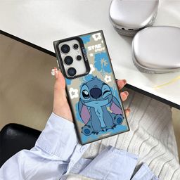 thumbnail for Blue Flower Stitch para Samsung Galaxy S30 Cartoon Note20 Funda para teléfono móvil SamsungA56 Cross-border S25