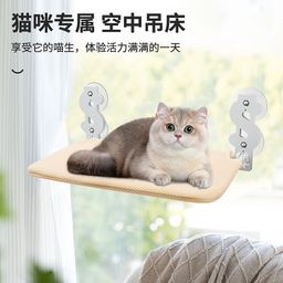 thumbnail for Cross-border Four Seasons Pet Nest Sucker Cat Hammock Window Sill Glass Hanging Cat Hammock Foldable Cat Litter Supplies