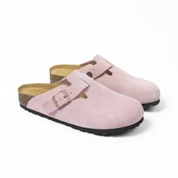 thumbnail for Bk Export Spot Full Cowhide Men&#039;s and Women&#039;s Outer Wear Half-Drag Cork Genuine Leather Birkenstock Shoes Baotou Birkenstock Slippers Boston