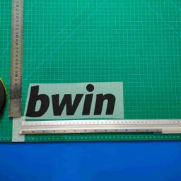 thumbnail for BWIN advertising black jersey number letter armband heat transfer number thermal transfer sticker ball uniform jersey supplies