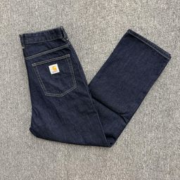 thumbnail for American Retro Street Skateboard: Loose Straight Hip Hop, Dark Blue, Dopamine, Washed Jeans, Pants, Wide Leg