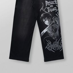 thumbnail for American Youngla Co-Branded Anime Attack on Titan Jogger Air Layer 3D Printed Wide-Leg Pants