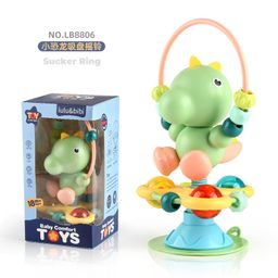 thumbnail for Cross-border baby cartoon soothing rattle toy fun sound effect children's song baby dining table sucker puzzle early education toy