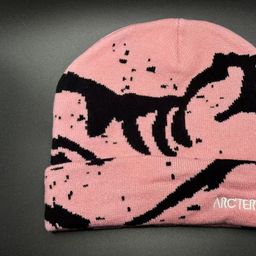 thumbnail for European and American Bird Jacquard Knitted Hat with Correct Letters ~ Versatile and Warm Large Version Thickeneded Woolen Hat with Personalized Cold Hat Trend