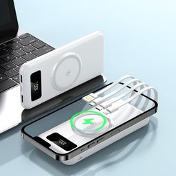 thumbnail for Cross-border wireless charging from the line charging treasure large capacity 20000 mA mobile power fast charging custom LOGO