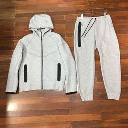 thumbnail for 2024 Spring and Autumn Wear New Sportswear Men's Knitted Casual Hooded Cardigan 922 Jacket and 002 Sweatpants