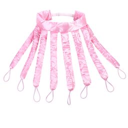 thumbnail for Amazon Upgraded Lazy Curling Iron Octopus Squid Sponge Curling Iron Sleep Headband Heatless Curling Iron